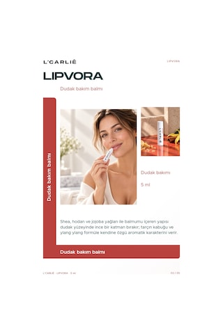 L'carlıe Lipvora Dudak Nemlendirici Balm 5 Ml