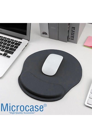 Microcase AL3832 Kaydırmaz Taban Mat Bilek Destekli Mouse Pad 23 x 25 CM Bej