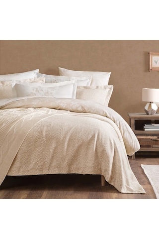 Yataş Bedding Etta Çift Kişilik Fall Winter Çeyiz Seti 8 Prç Bej (516046824) Bej