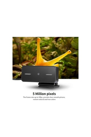 Didadodo 5mp Otomatik Odaklı Usb Web Kamerası - Mikrofonlu, Sürücüsüz, Pc/laptop Uyumlu, Güçlü Görüntü Kalitesi