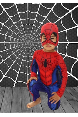 Bebeminyon Örümcek Adam / Spiderman Çocuk Kostümü