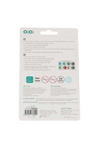 Oioi Mama Kaşığı River Green / Powder Grey OIO-1060023 Gri - Yeşil