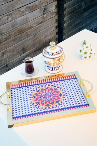 Elgstp-9307-10 Miss Betty 30x40 Cm Metalik Sunum Tepsisi 001