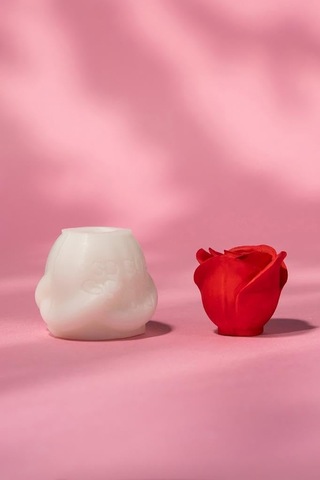 3d Gül Goncası Silikon Mum Kalıbı