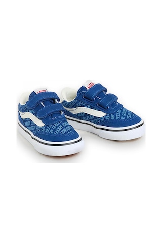 Vans Vn000d7x Sneakers Mavi Kız Çocuk Spor Ayakkabı Yeşil Çok Renkli