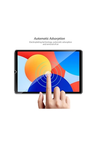 Xiaomi Redmi Pad Se 8.7 İnç İle Uyumlu Kırılmaz Tablet Temperli Cam Ekran Koruyucu