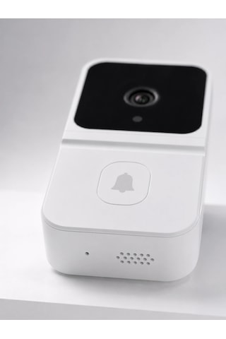 Mey İthalat Beyaz Wi-fi Akıllı Görüntülü Kapı Zili Hd Kamera, Gece Görüşü Ve Telefon Bildirimli Kablosuz Kapı Zili