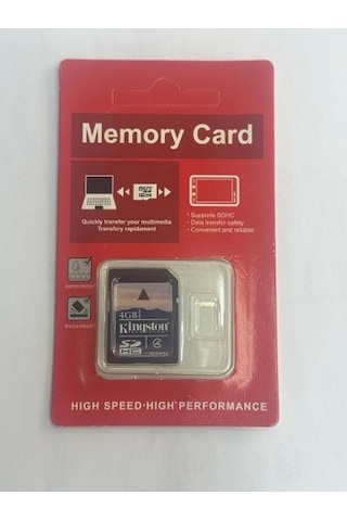 4 Gb Sd Kart 4 Gb Sd Hafıza Kartı