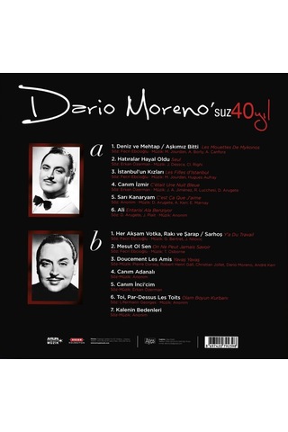 Dario Moreno'suz 40 Yıl Lp Plak