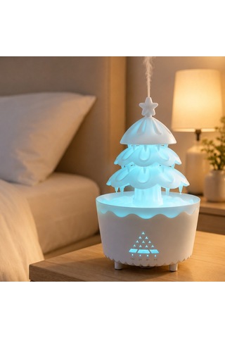 Rgb Aydınlatmalı Şans Ağacı Aromaterapi Difüzörü 250 Ml Hava Nemlendirici