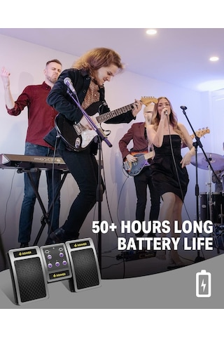 Donner Bluetooth Sayfa Çevirici Pedal Ipad, Tablet Ve Pc İle Uyumlu, Şarj Edilebilir Mikrofon Aksesuarları Siyah