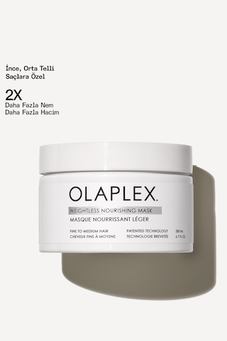 Olaplex Weightless Nourishing Mask - İnce, Orta Telli Saçlar İçin Ağırlık Hissi Bırakmayan Besleyici Maske