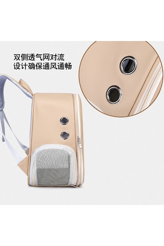 Vkemall Mavi Renkli Kedi Sirt Çantasi Genis Hacimli Iyice Havalandirilmis Evcil Hayvan Tasima Canta