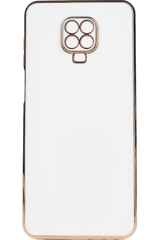 Xiaomi Redmi Note 9S Parlak Kenarli Bark Silikon Kilif 547681006