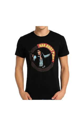 Bant Giyim - Star Wars Han Solo Siyah Erkek T-Shirt Tişört