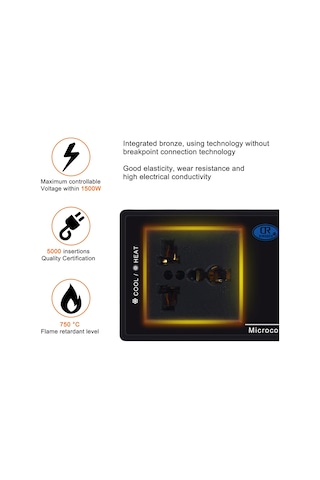 Geeksen Sıcaklık Kontrol Cihazı Akıllı Dijital Ekranlı Isıtma/soğutma Modu Serinlik Pet Bahçe Sucul Sisteme Uygulanabilir Siyah 220v Eu Standartı