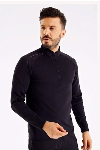 Uhlsport Erkek Sweatshirt Sweat Y.Fermuarlı Poly.Kevin M 3202319
