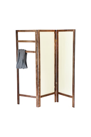 Askılık Paravan Ahşap   Elbise Askısı Kumaş Seperatör 5215