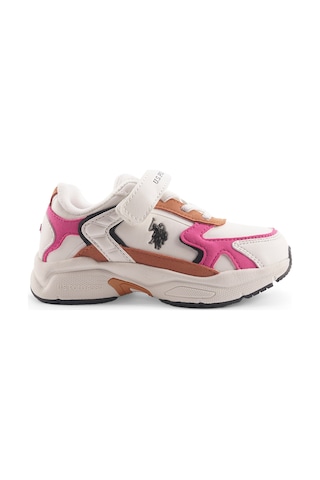 U.s. Polo Assn. Krenas 4pr Beyaz Kız Çocuk Spor Ayakkabı 000000000101885743 Beyaz-fusya Beyaz - Fuşya