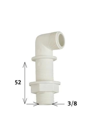 Mey İthalat Klozet Temiz Su Giriş Dirseği 5,2 Cm 3/8 Çok Renkli