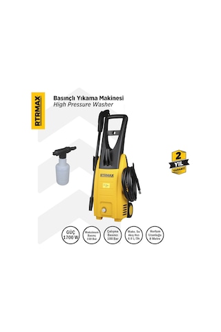 Rtrmax RTM711 Yüksek Basınçlı Yıkama 1700 W 150 Bar