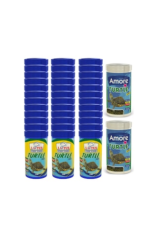 Turtle Sticks 36x100ml Kutu Kaplumbağa Yemi ve 2x250ml Kutu