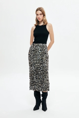 Ollacollection Halter Yaka Basic Fitilli Atlet Siyah