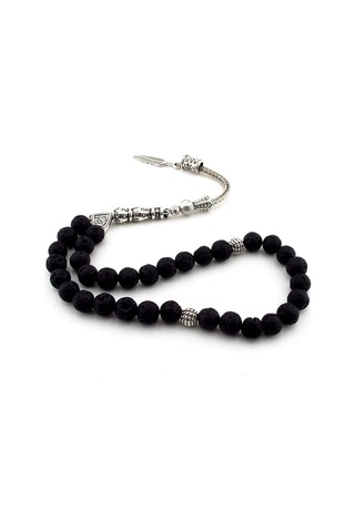 Doğal Lav Taşından 33 Taneli Tesbih Ts506