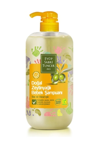 Eyüp Sabri Tuncer Doğal Zeytinyağlı Vegan Bebek Saç ve Vücut Şampuanı 600 ML Eyüp Sabri Tuncer Doğal Zeytinyağlı Vegan Bebek Saç ve Vücut Şampuanı 600 ML