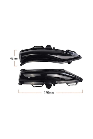 Ford Fiesta Mk8 2019+ Dinamik Sinyal Lambası Indica İçin Araç Yan Dikiz Aynası Işığı Led Sinyal Lambası - Yenilikçi Aydınlatma Çözümü