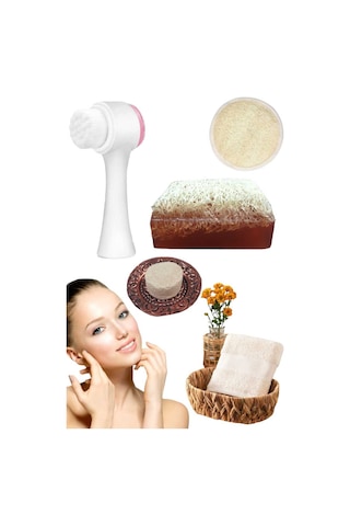 5'li Tüm Cilt Tiplerine Uygun Peeling Sivilce Leke Akne Temizleme Sıkılaştırma Bakım Set