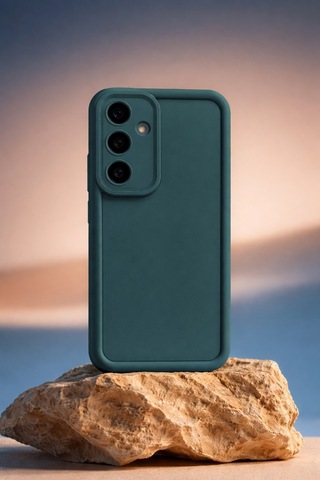 Samsung Galaxy A55 5g Uyumlu Kamera Çıkıntılı Mat Silikon Telefon Kılıfı Resimdeki