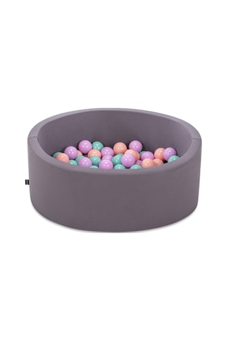 Bubble Pops Gri Sünger Top Havuzu Pembe Mint Lila Top