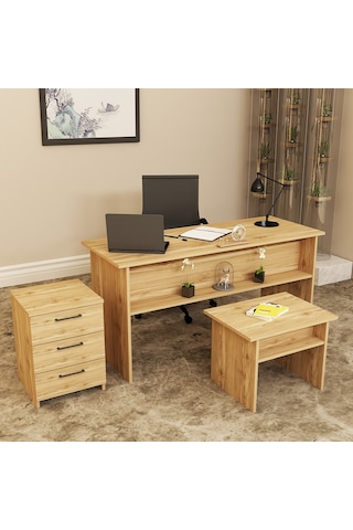 KALENDER DEKOR MERKÜR-1-2-3 OFİS BÜRO MASASI TAKIMI MRK04