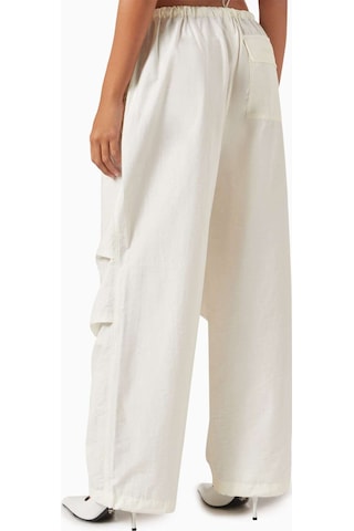 Acne Studios Relaxed Drawstring Pantolon - %63 Pamuk %37 Keten Karışımı Rahat Ve Şık Beyaz