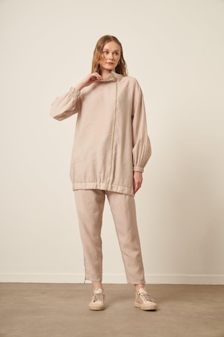 Ftz Women Kadın Modal Pantolonlu Takım Beige 30716 Beige