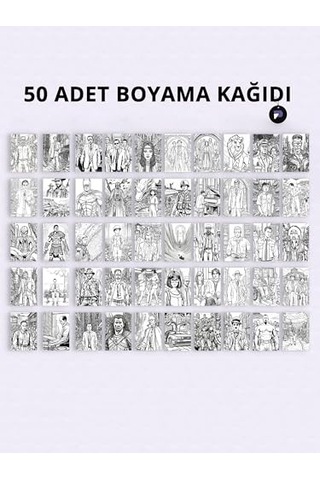 Ünlü Filmler Yetişkinler Için Boyama Kitabı, Imdb 50 Film Mandala Boyama Kitabı, Film Boyama Defteri, Yetişkin Bo Genel