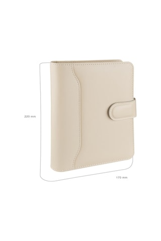 Organizer Ajanda Tarihsiz Çizgili 17x22 CM - Bej