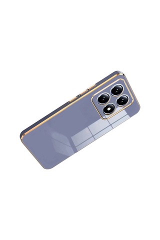 Xiaomi Mi 14t Pro Volet Silikon - Mavi Düz Renkli