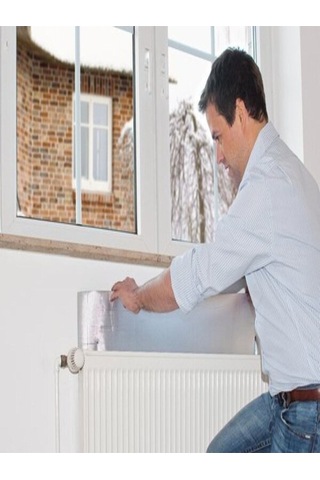 4 Adet Isı Yalıtım Levhası Petek Arkası Kalorifer Arkası Isı Izalasyon Levhası 100cmx50cmx5mm