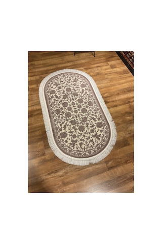 Daphne 10455a Lila Oval Halı Çok Renkli