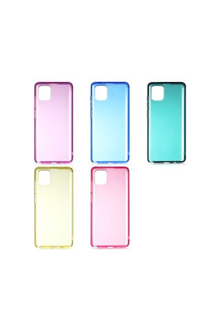 Samsung Galaxy Uyumlu A81 (Note 10 Lite) Kılıf Zore Bistro Kapak-Pembe