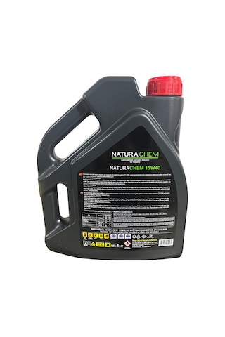 Naturachem 15W-40 Yüksek Performanslı Motor Yağı 4 L