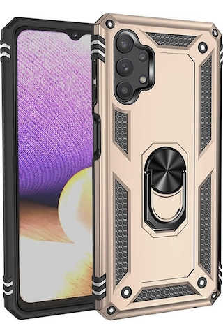 Samsung Uyumlu Galaxy A23 Kilif Zirhli Miknatisli Standli Tank Kapak 550067195