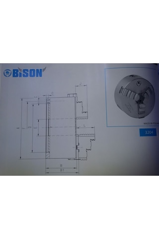 Bison 200X3 Torna Aynası Üniversal