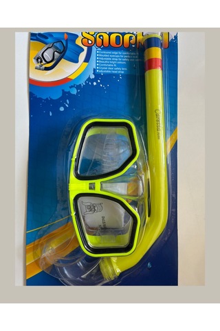 Şnorkel Set Sarı Renk 7 İle 14 Yaş Arası