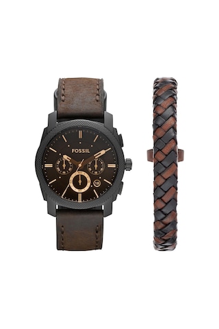 Fossil Ffs5251set Erkek Kol Saati Ve Bileklik Seti Ffs5251set Siyah