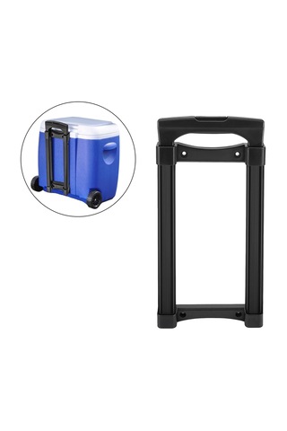 Homyl Yedek Seyahat Bagaj Teleskopik Sap Alüminyum 36.6 Inç Siyah