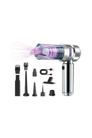 Cordial Mor-16000pa 16000pa Güçlü Emiş 100w Fırçasız Motorlu El Tipi Araba Süpürgesi 4ü 1 Arada Taşınabilir Ev Ofis Kamp İçin