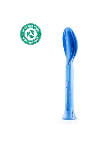 Evolite Combo 3 İn 1 Çatal Kaşık Set Mavi Çok Renkli
